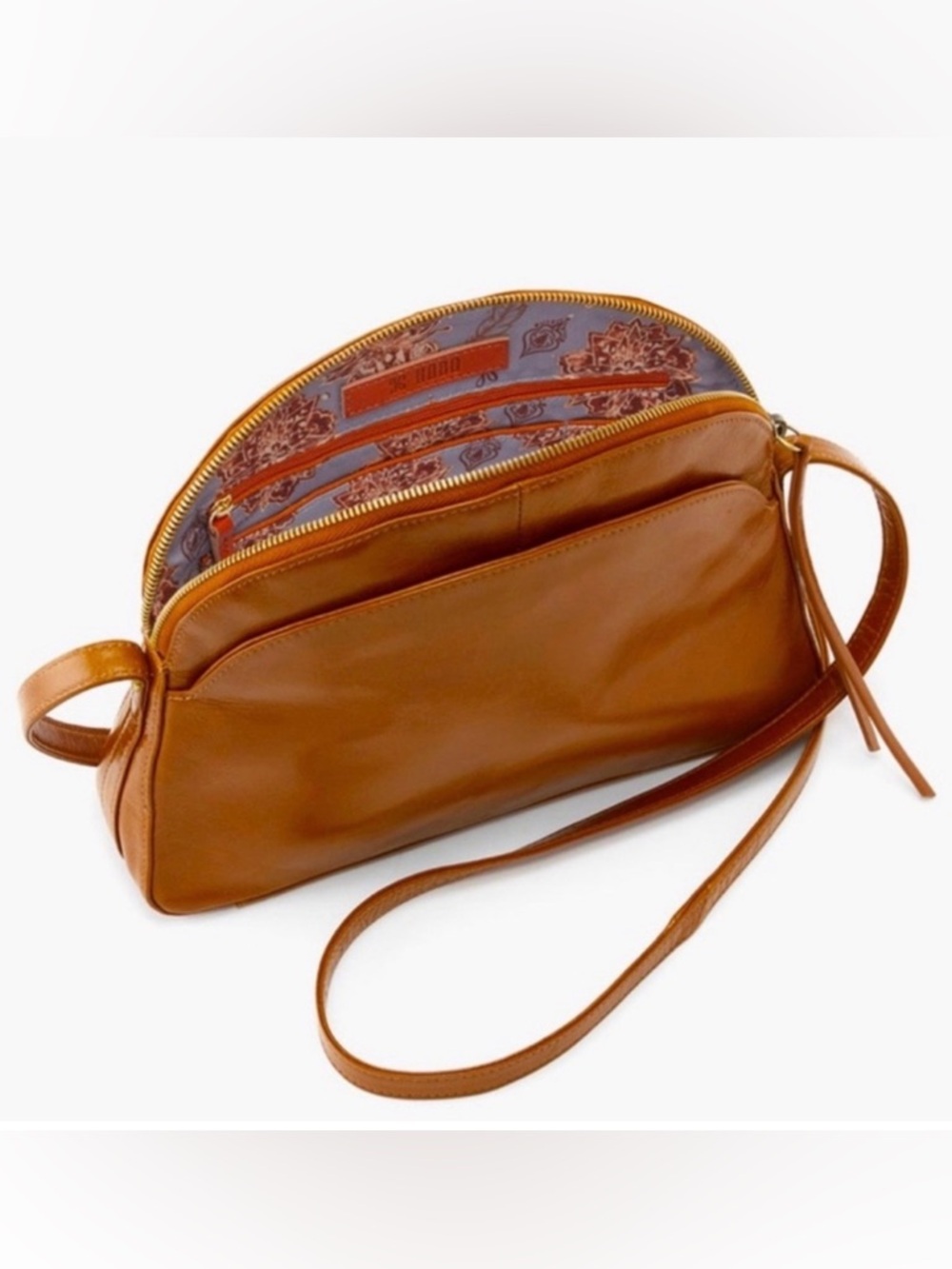 Hobo Beckett Crossbody Leather Handbag, Truffle Brown